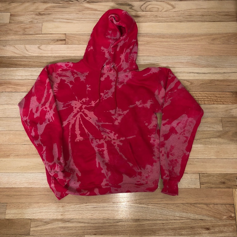 Bleached Tie Dye Sweatshirt